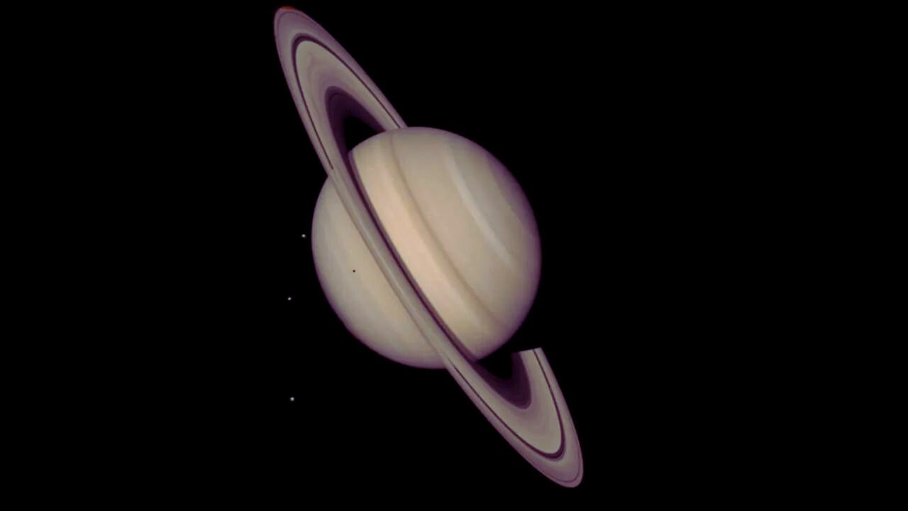 Dark Spots on Saturn's Rings
