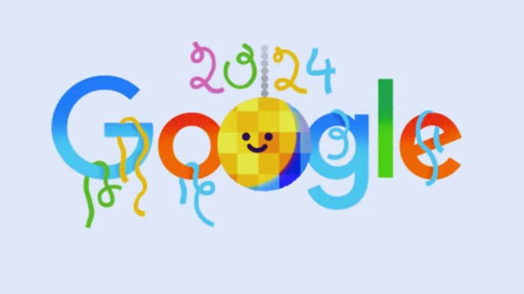 Google Celebrates Happy New Year 2024 With Festive Doodle