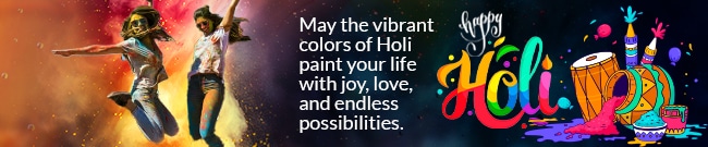 Holi 2025 Web Banner