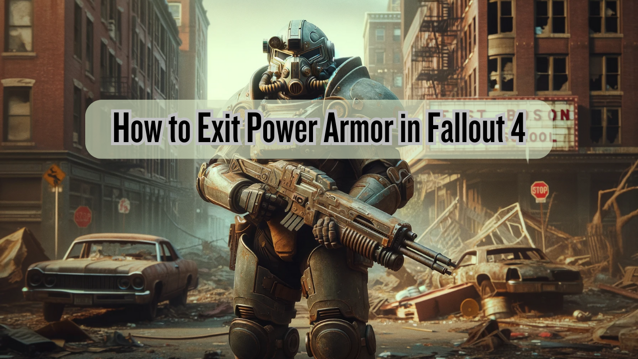 How to Exit Power Armor Fallout 4