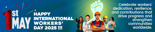 International Workers' Day Web Banner