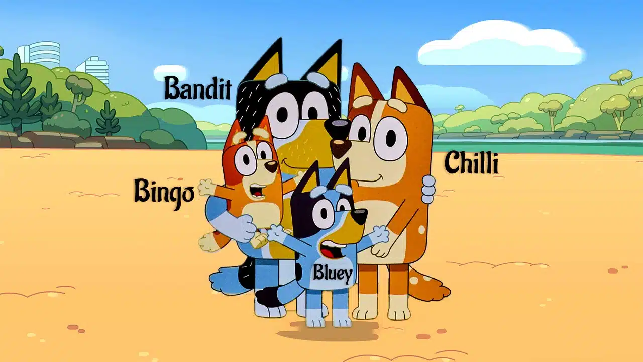 bluey tv series cast