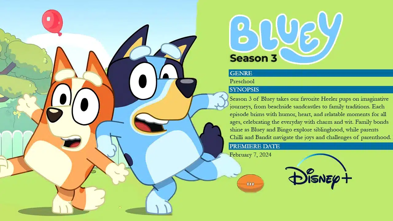 latest updates on bluey season 3