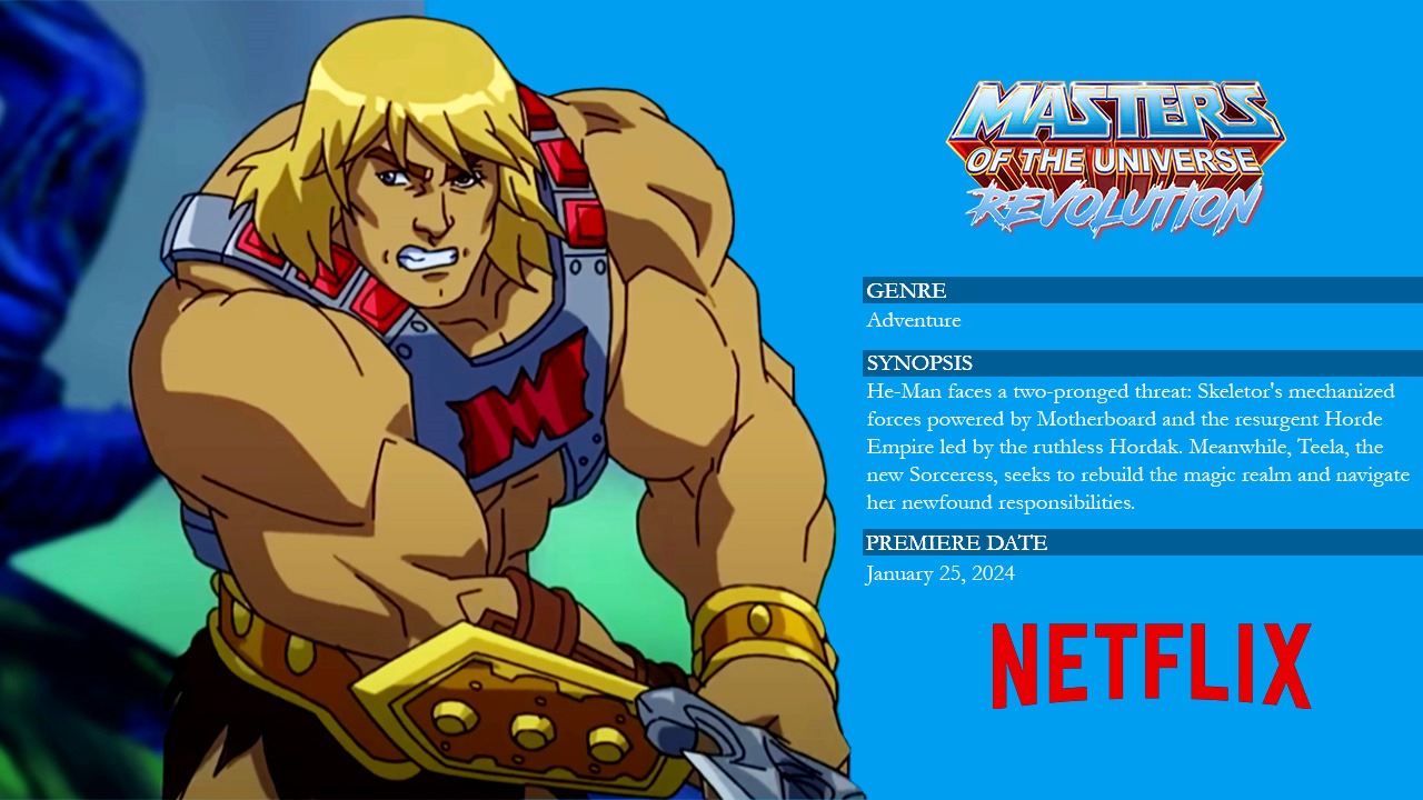 Masters of the Universe Revolution netflix release date