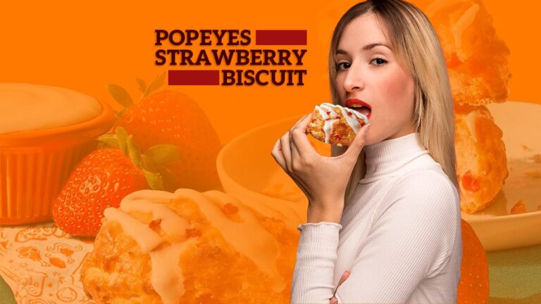 popeyes strawberry biscuit