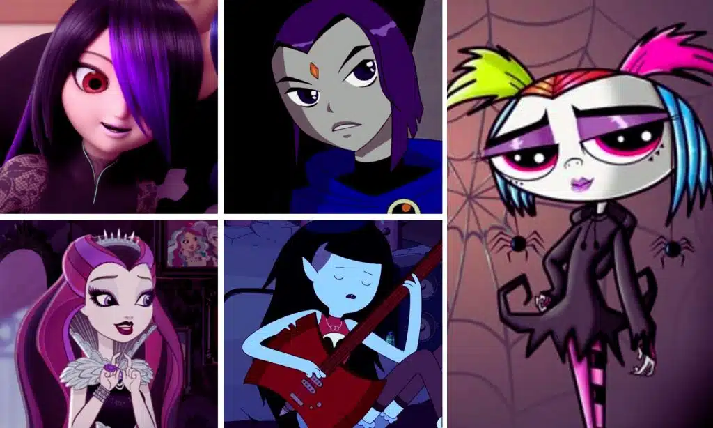 20 Iconic Goth Cartoon Characters in Popular Culture