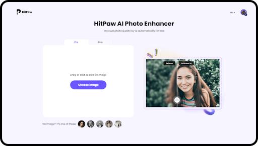 Review of HitPaw Online Photo Enhancer