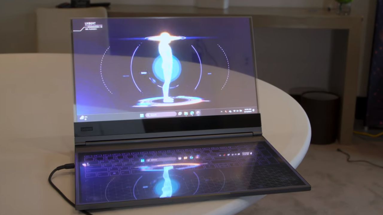 Lenovo Transparent Laptop Future Computing