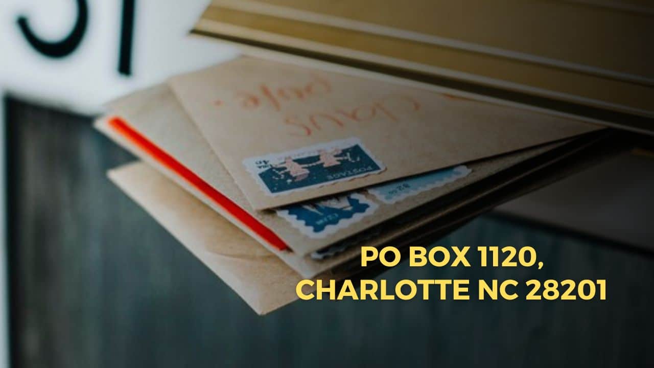 PO Box 1120, Charlotte NC 28201