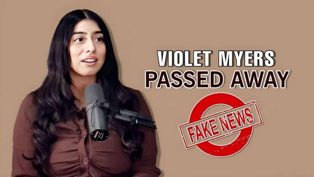 violet myers passed away fake news