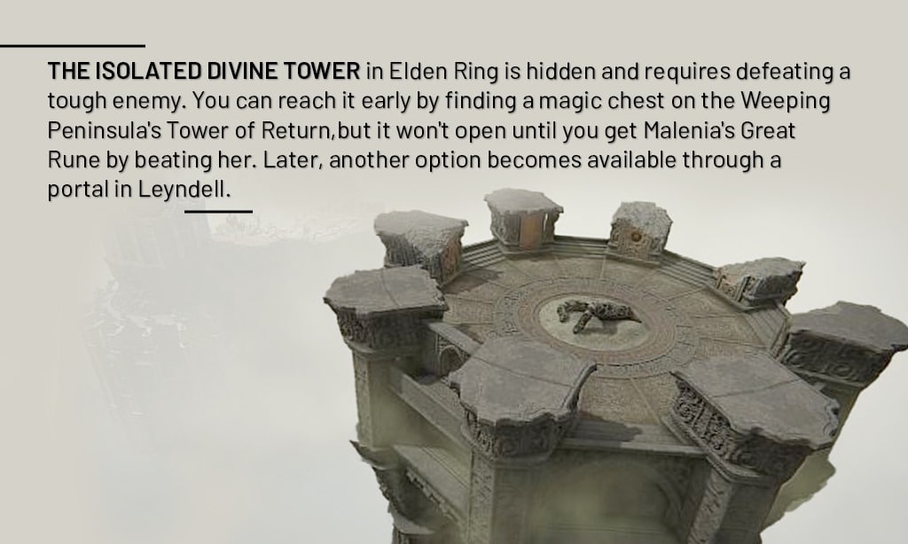 Isolated Divine Tower