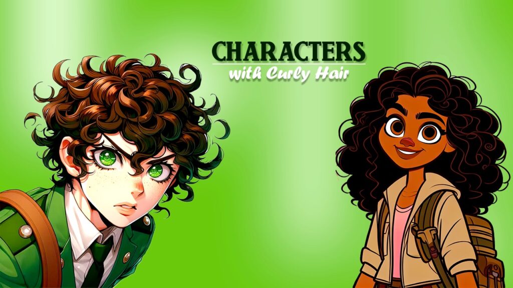 characters with curly hair