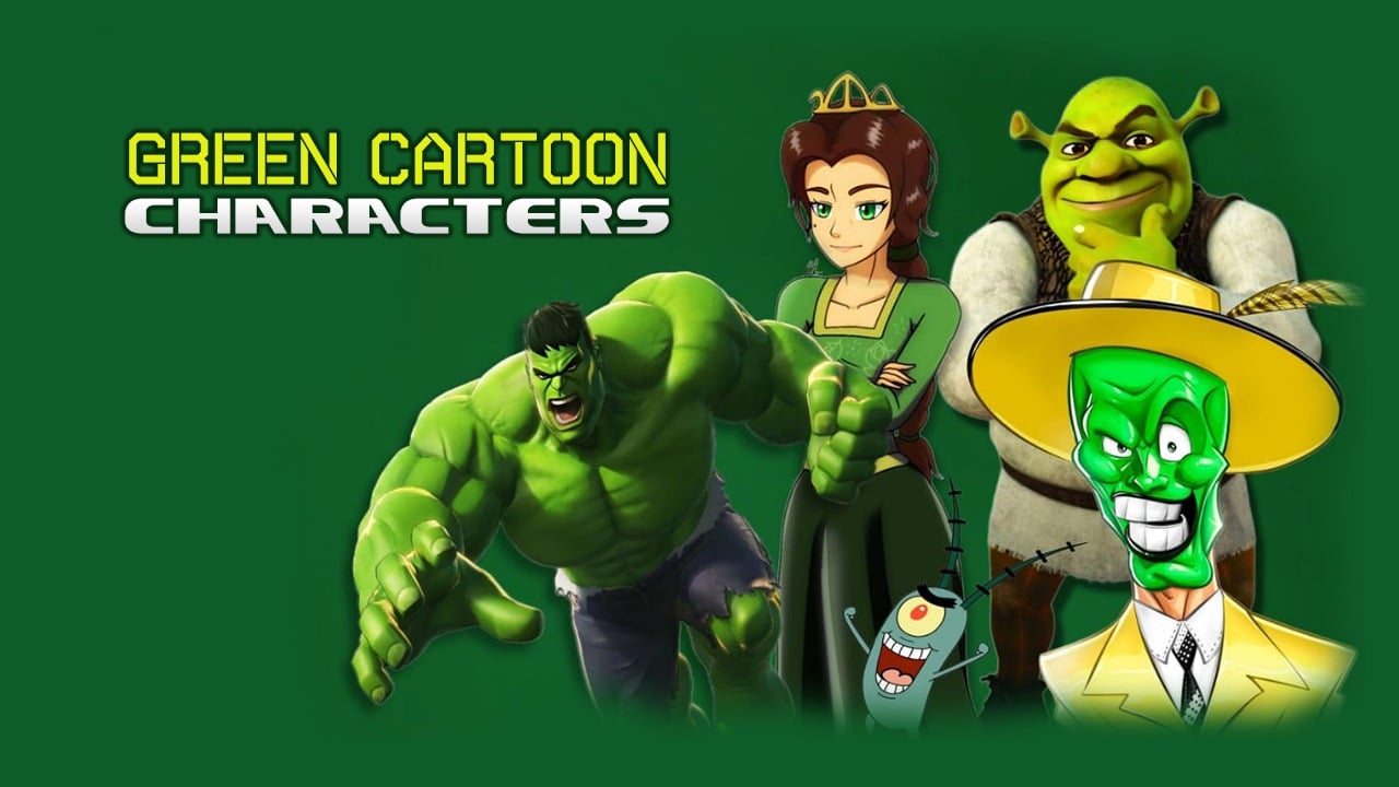 green cartoon characters