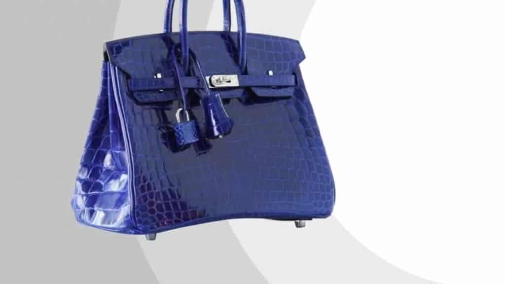 Blue Crocodile Hermès Birkin Hermes Handbag