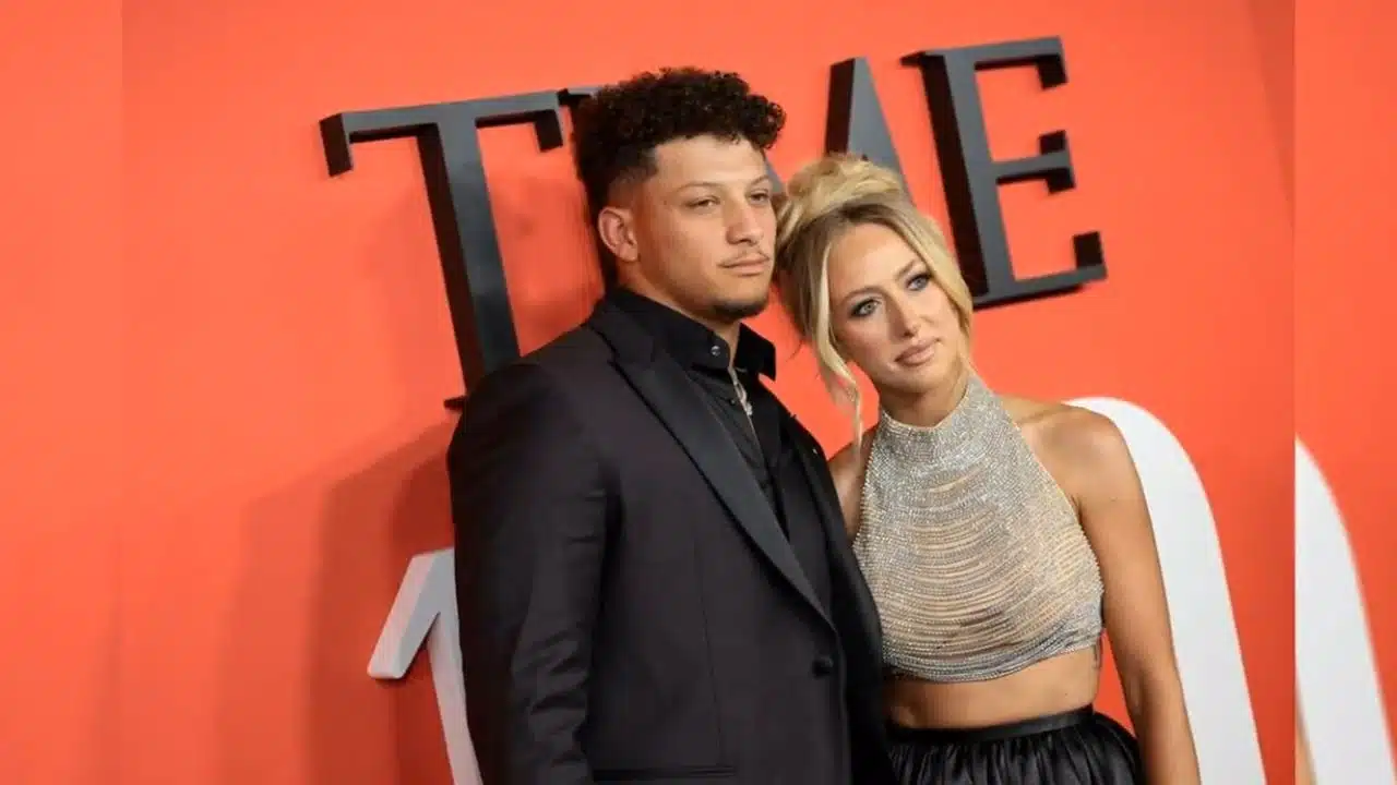 Brittany mahomes crystal crop top time100 gala