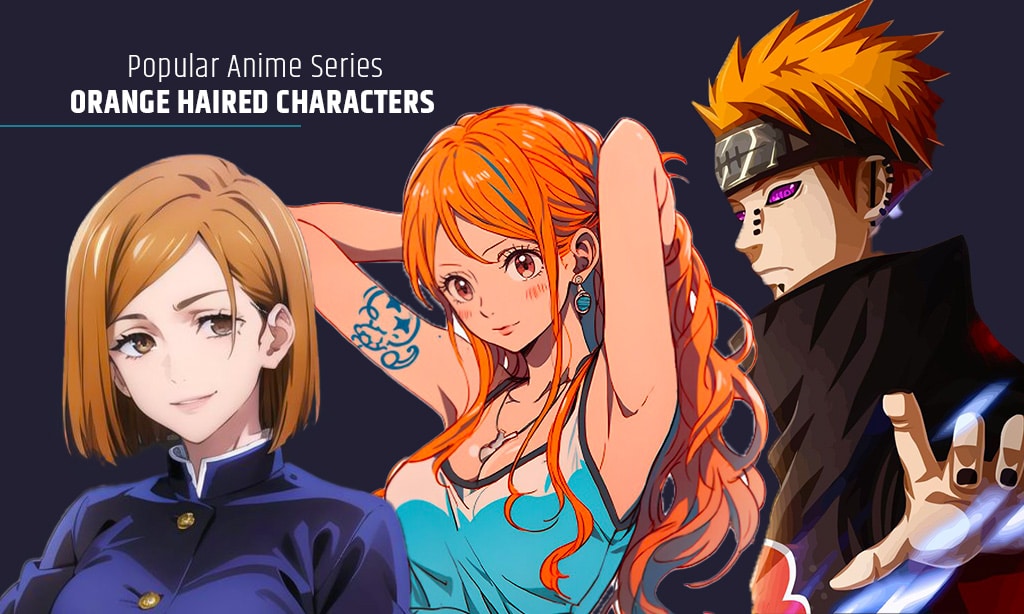 Orange Haired Anime Characters in Popular Series