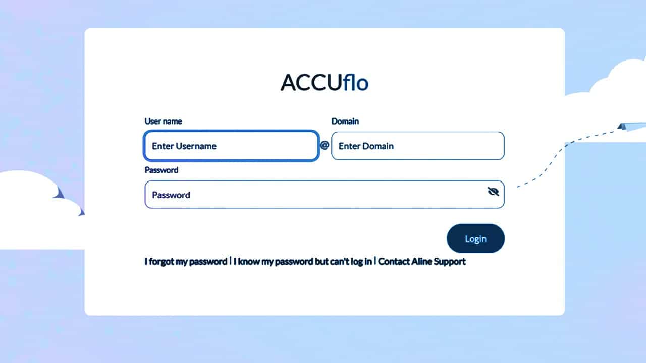 accuflo login options