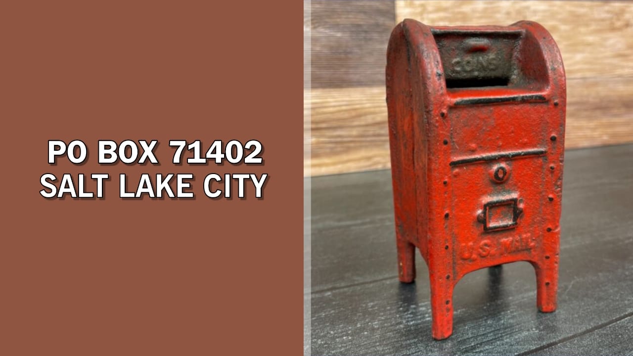po box 71402 salt lake city