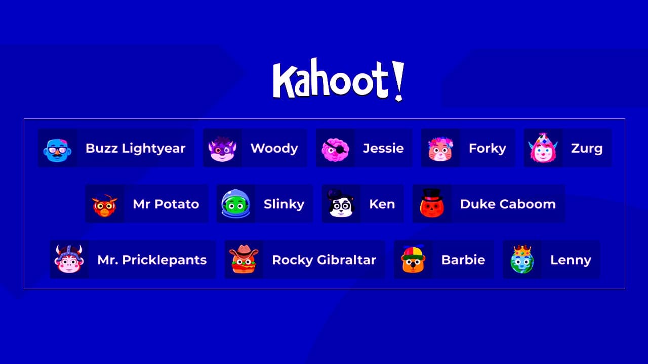 best kahoot characters