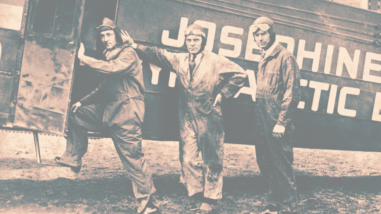 First Flight Over the North Pole in 1926