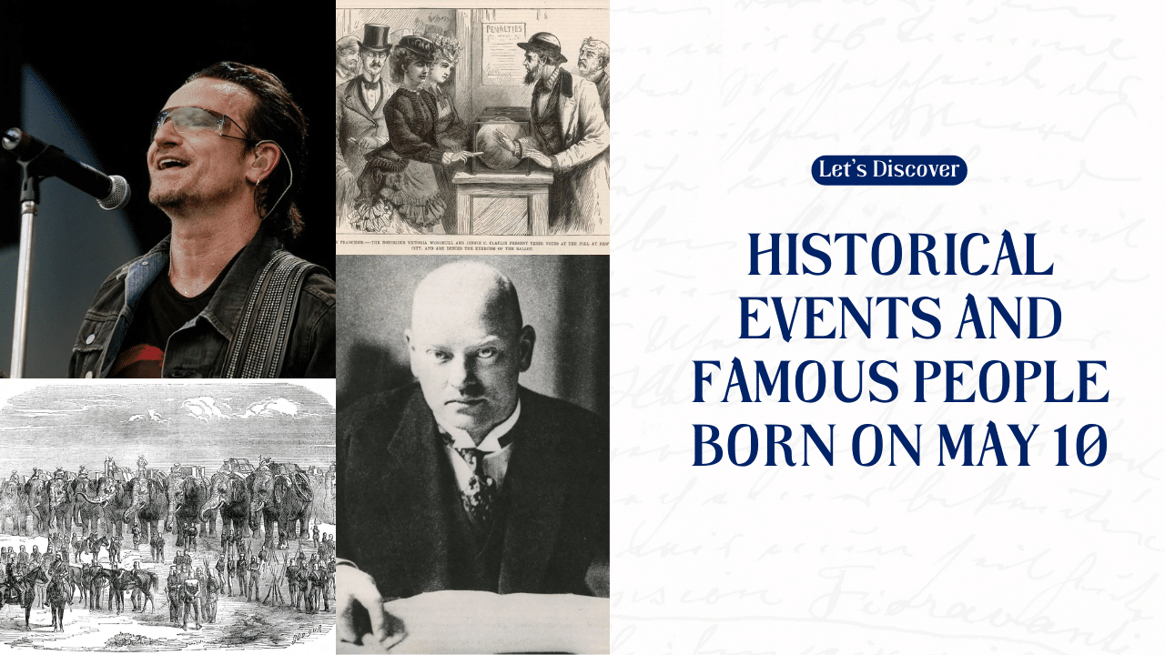 Historical Events and Famous People Born on May 10