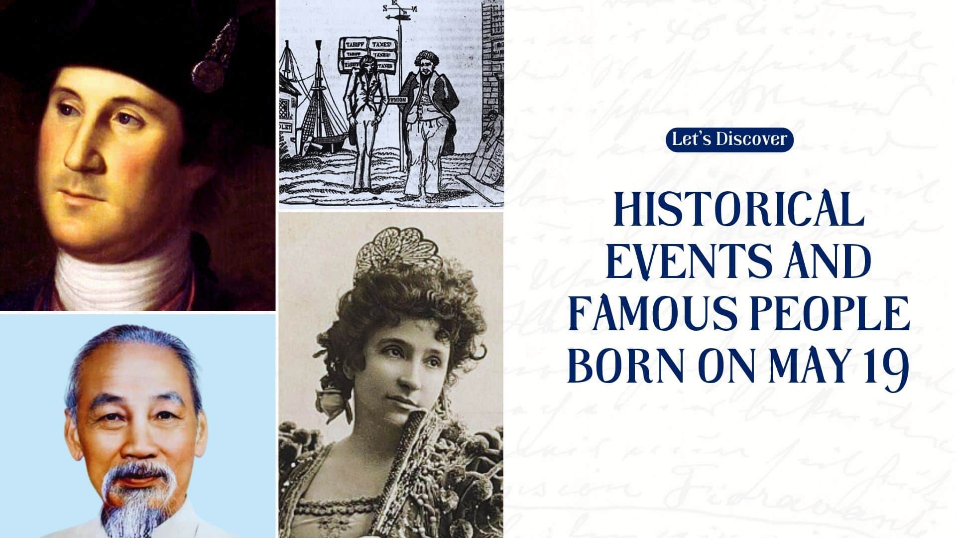 Historical Events and Famous People Born on May 19