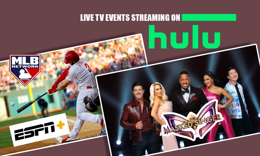 Live TV Events Streaming on Hulu in May 2024