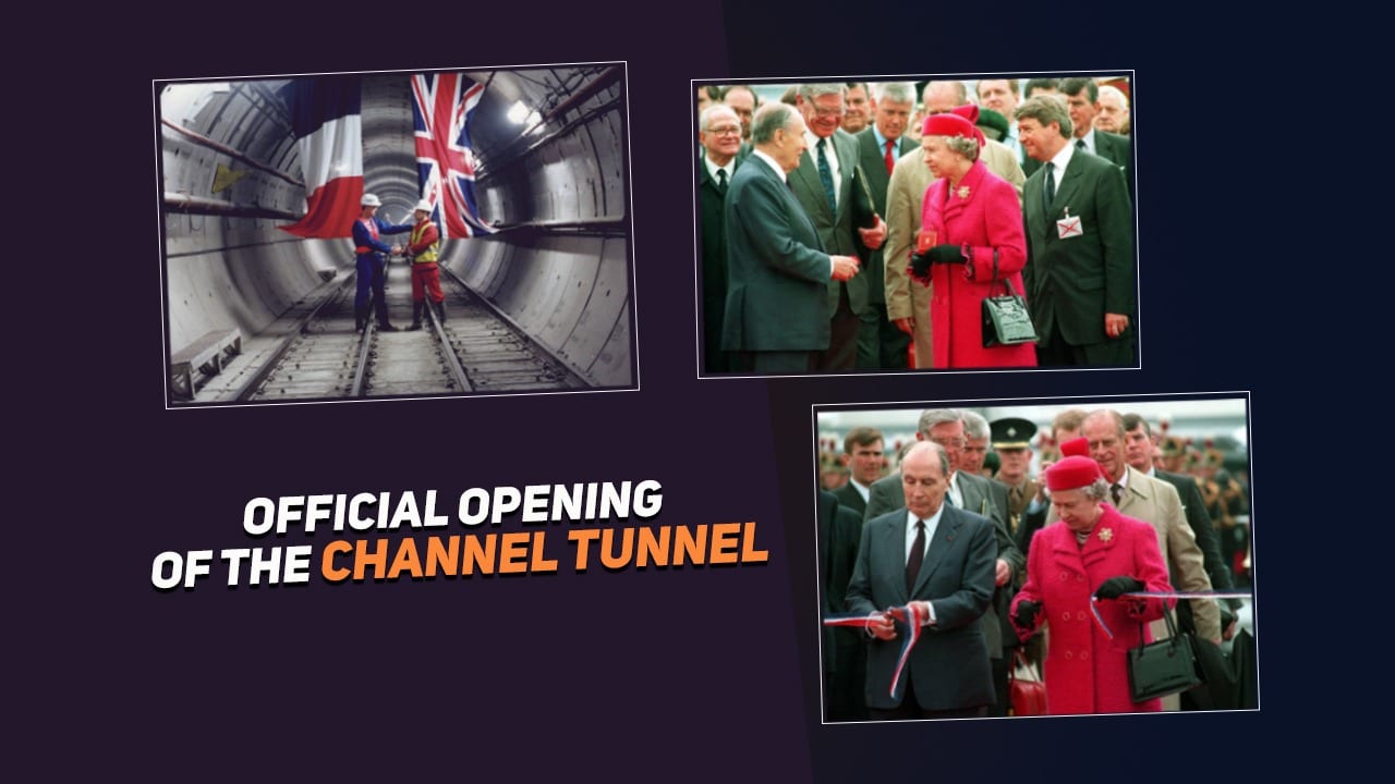 channel tunnel official opening