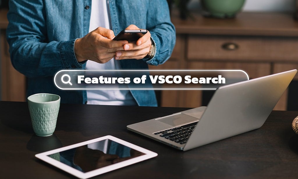 features of vsco search