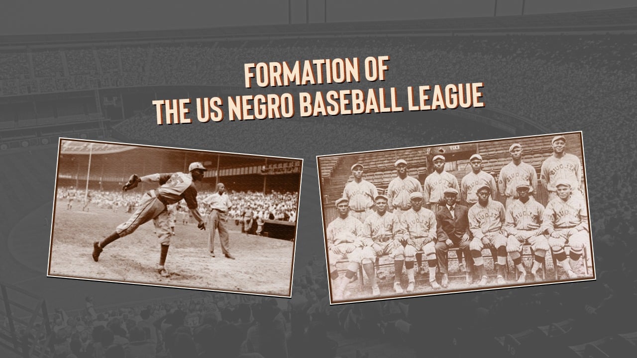 formation of the us negro baseball league