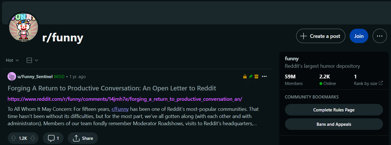 r/funny subreddits