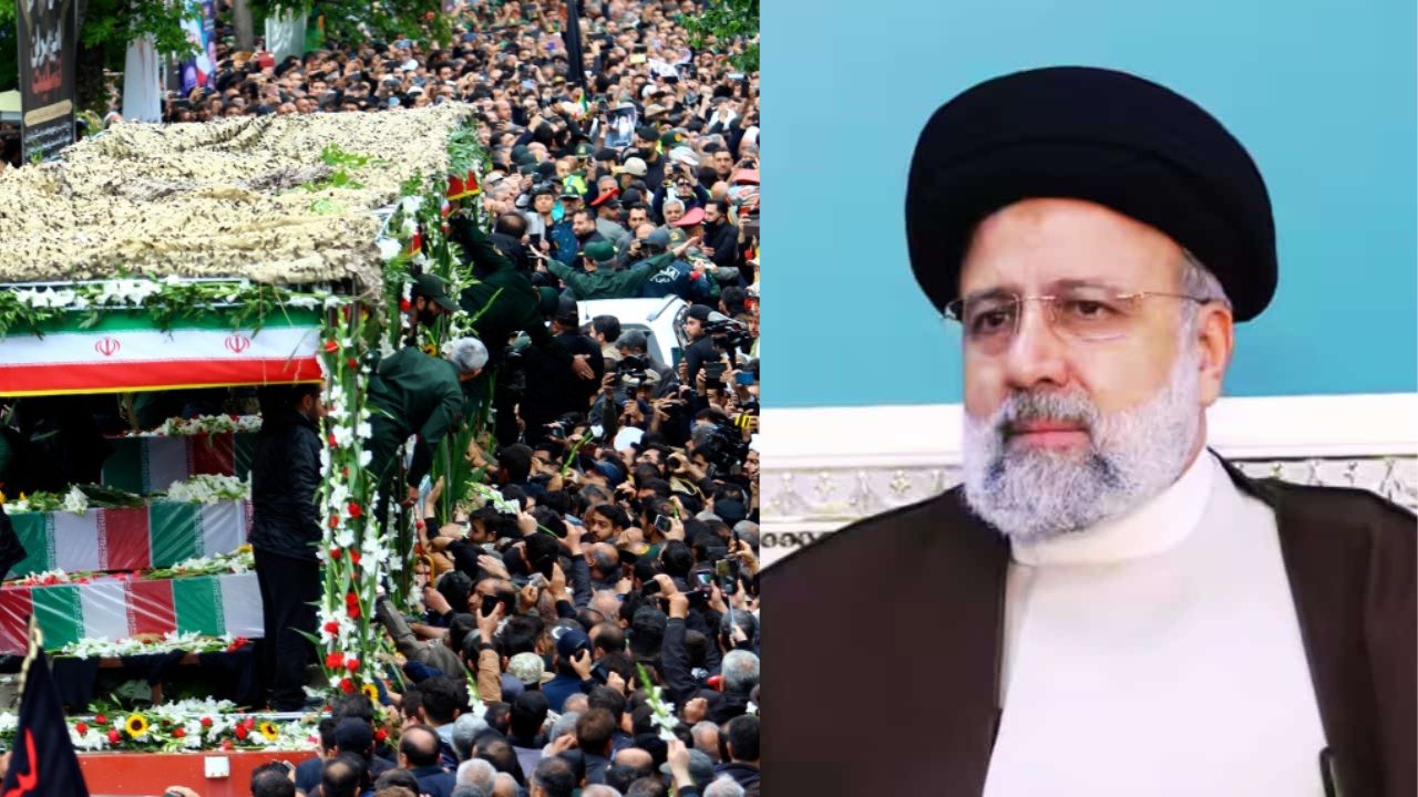 iran president helicopter crash funerals