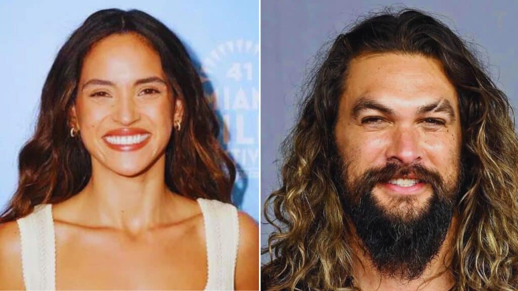 jason momoa debuts relationship with adria arjona