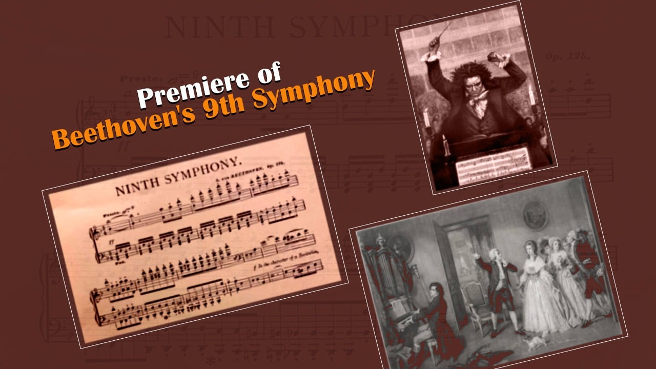 premiere of beethoven 9th symphony