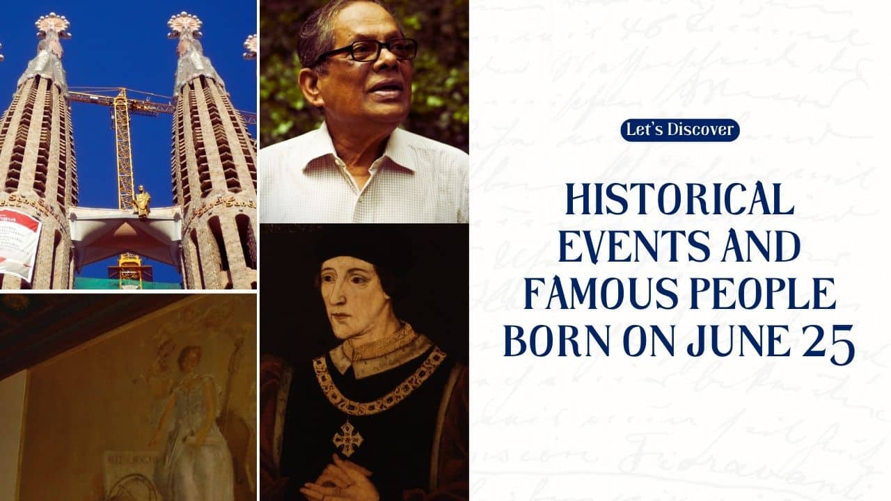 Historical Events and Famous People Born on June 25