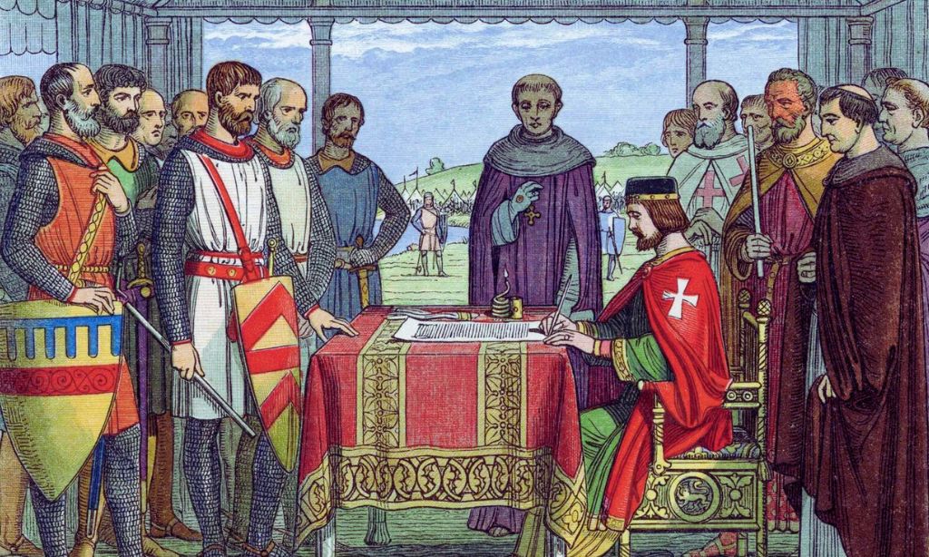 King John Signs Magna Carta