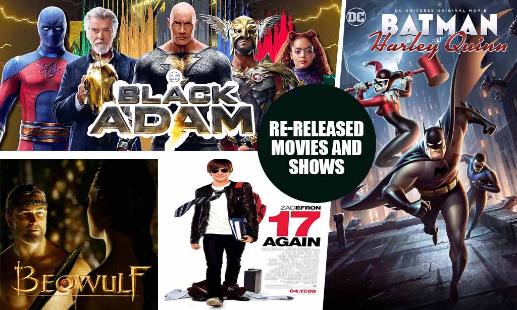 Re-released Movies and Shows on Max July 2024