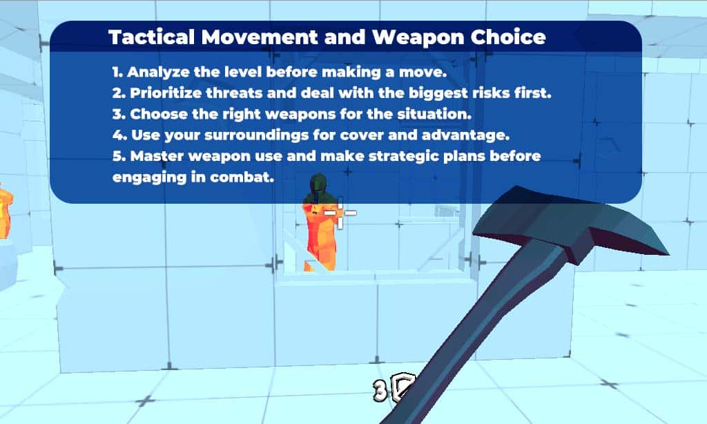 Tactical Movement and Weapon Choice