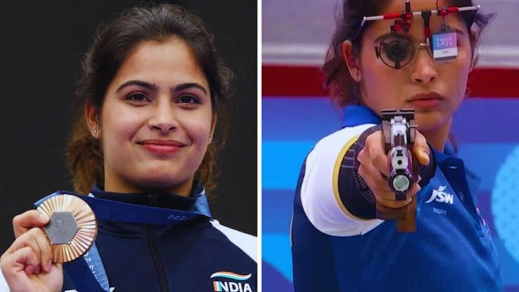 Manu Bhaker First Indian Double Medalist Paris Olympics 2024