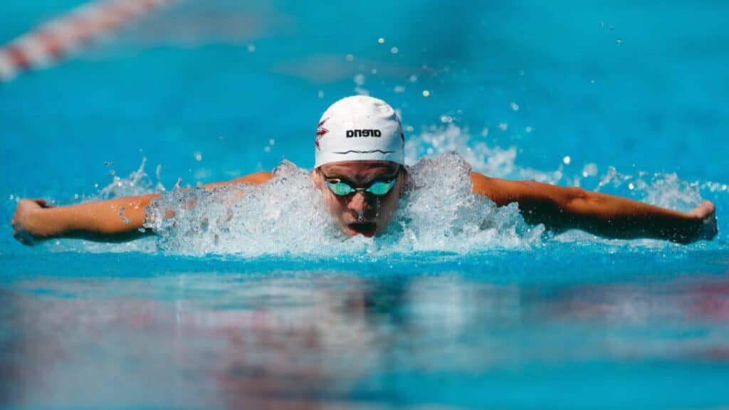 ASU Swimmer Leon Marchand Paris Olympics 2024 Double Gold