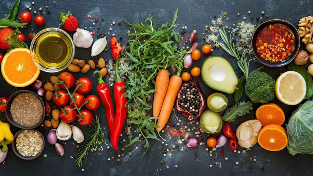 Foods for glowing skin and hair