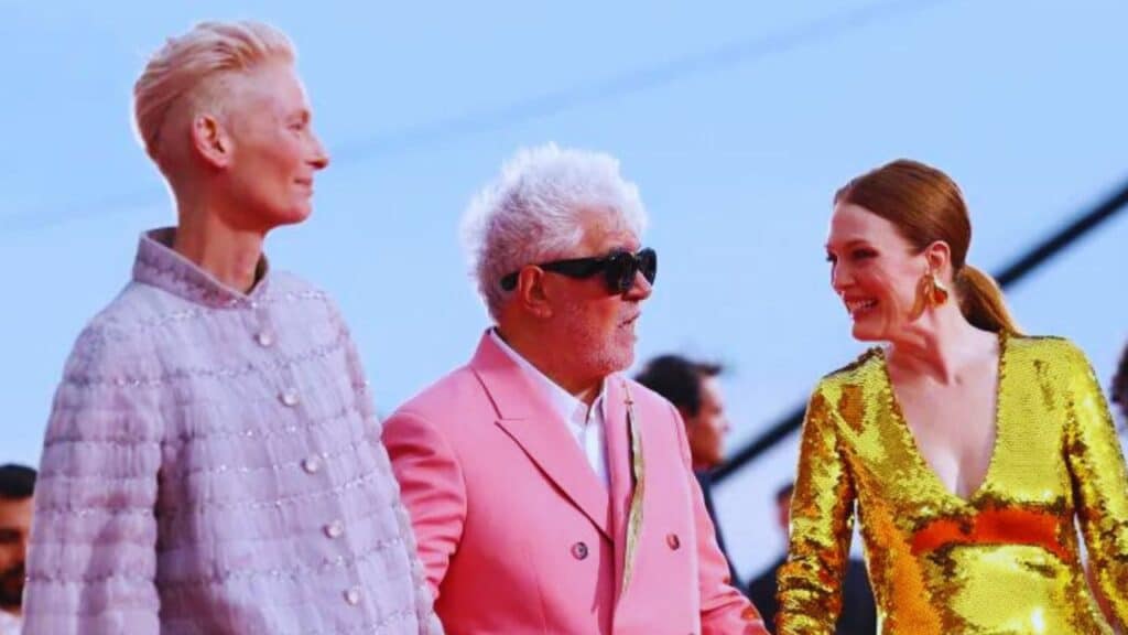 pedro almodovar the room next door venice ovation