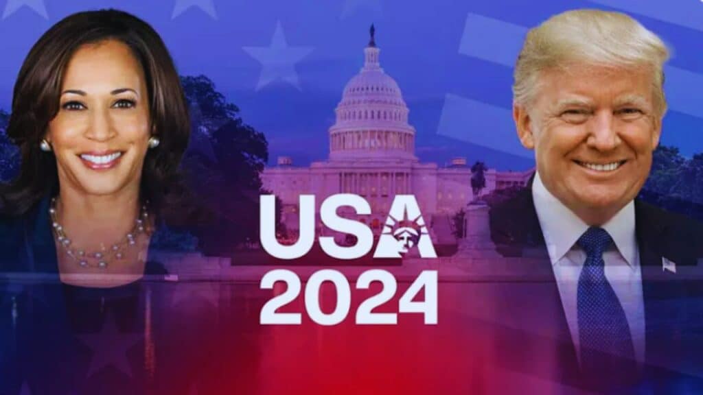 Harris VS Trump Swing States Leader 2024 Election