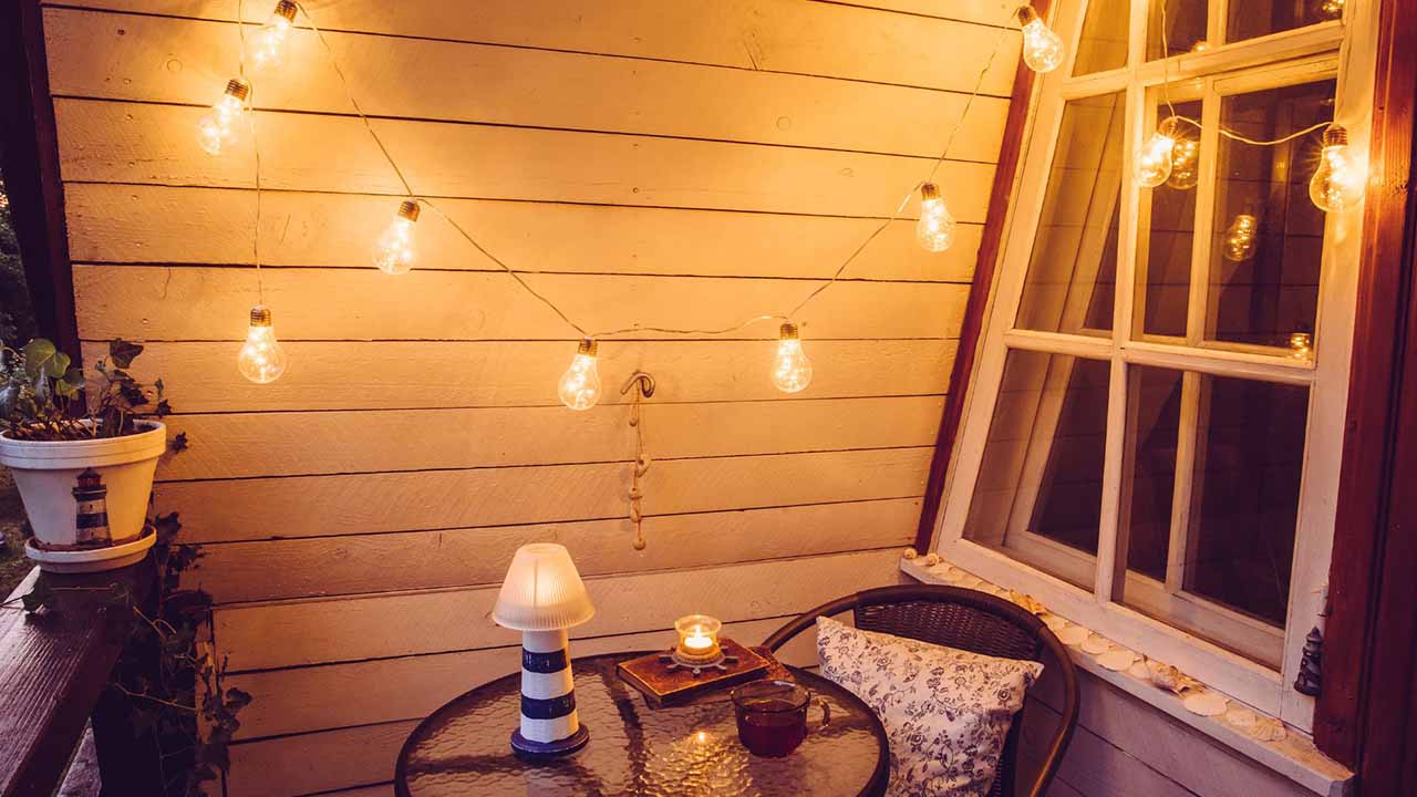 Highlight Shelves and Decor with Backlit String Lights