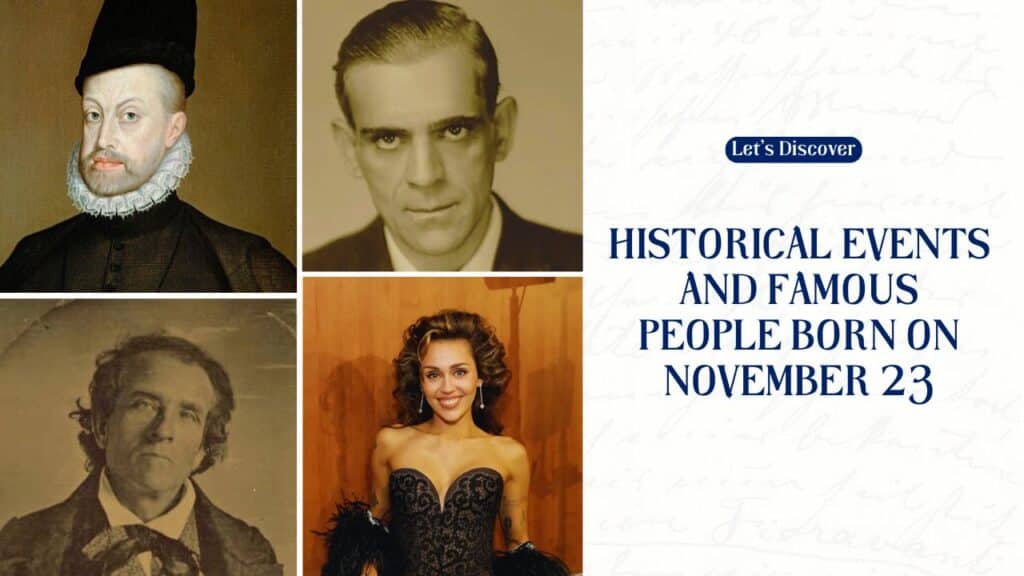 Historical Events and Famous People Born on November 23