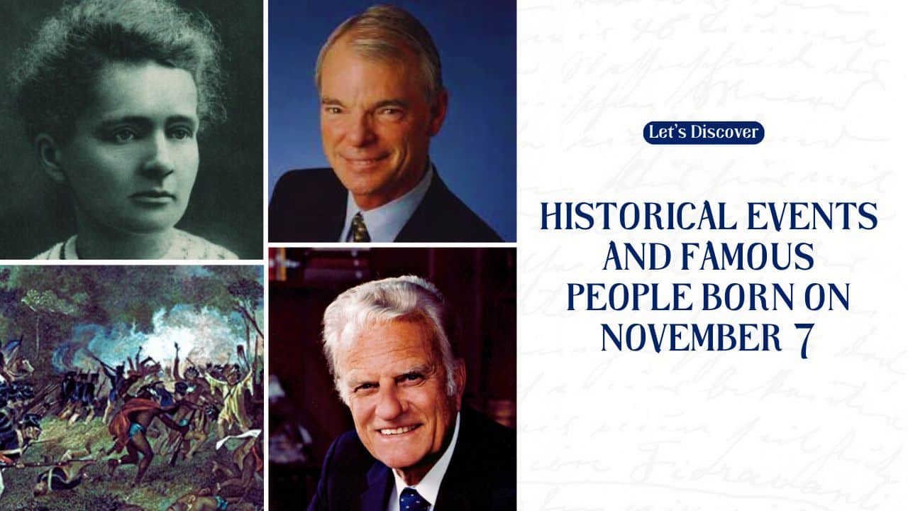 Historical Events and Famous People Born on November 7
