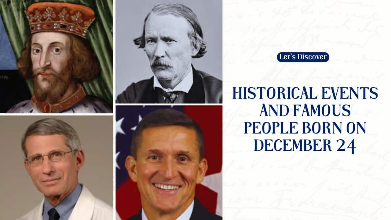 Historical Events and Famous People Born on December 24
