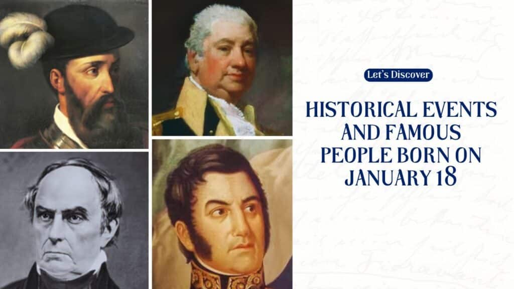 Historical Events and Famous People Born on January 18