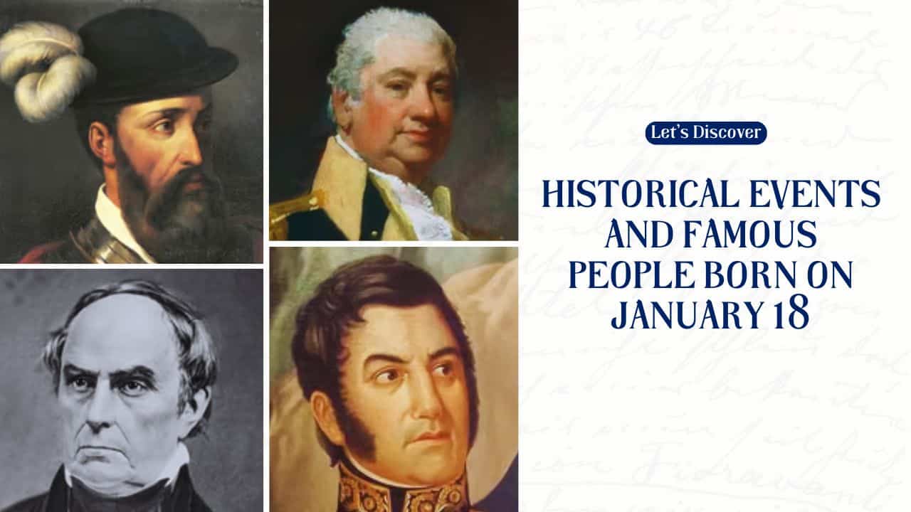 Historical Events and Famous People Born on January 18