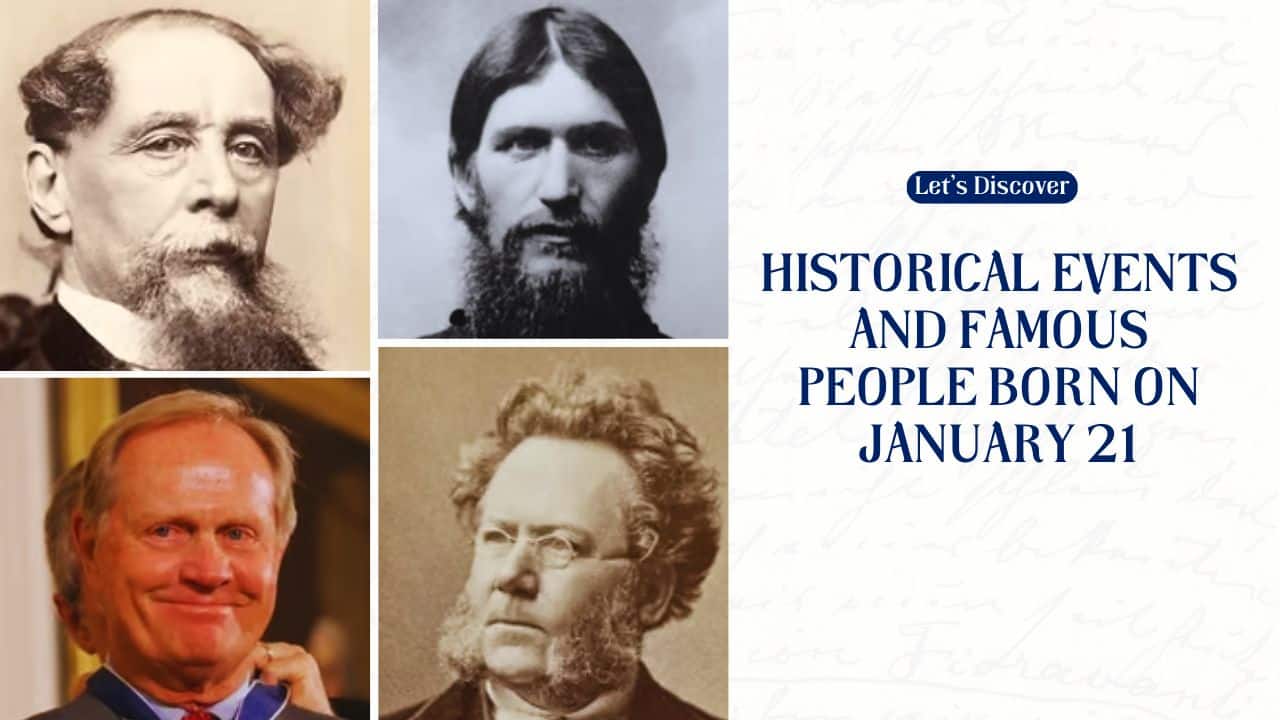 Historical Events and Famous People Born on January 21